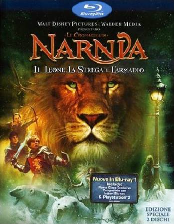 Il leone la strega e l'armadio - Blu-ray Disc - 2 dischi film + videogioco