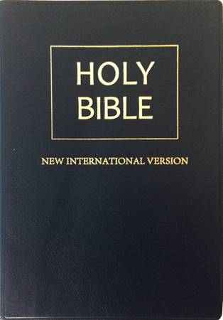 NIV Holy Bible Black Softcover Pocket Size