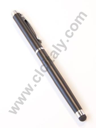 Stylus Pen & Touch - Nera con cristallo blu