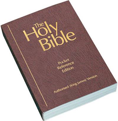 KJV Pocket Reference Bible - Burgundy