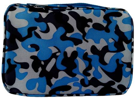 Copribibbia Camouflage blu A57159