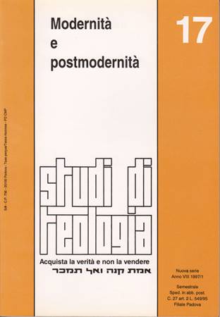 Modernità e postmodernità (Studi di Teologia - n° 17) (Brossura)