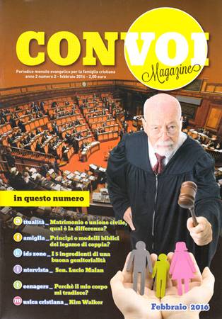 Rivista Con voi Magazine - Febbraio 2016 (Spillato)