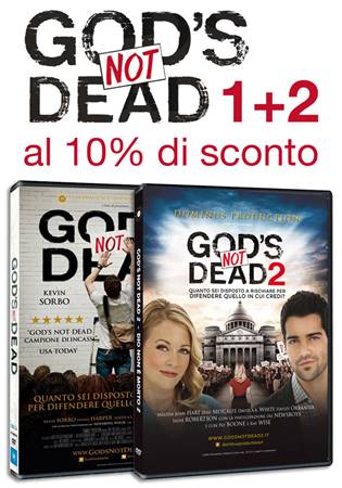 Offerta 2 DVD "Dio non è morto" 1 e 2 con il 10% di sconto