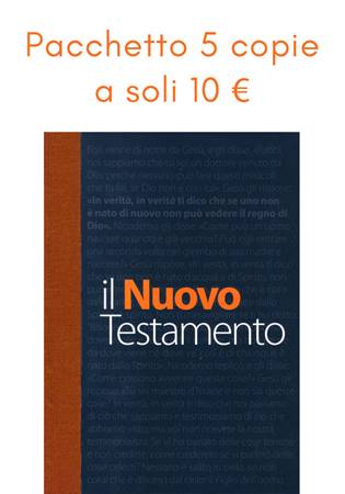 Il Nuovo Testamento NR06 - Pacchetto 5 copie a soli 10 €