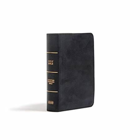 CSB Large Print Compact Reference Bible Black
