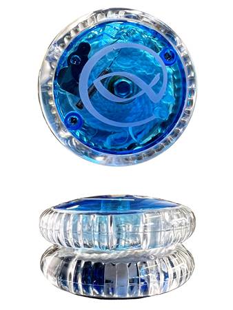 A1245 Yo-yo pesce brillante blu