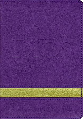 Bibbia in Tagalog TIA ASD Tutone Violet/Green (Similpelle)