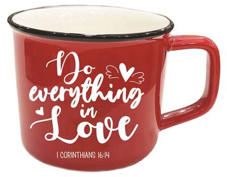 Tazza Do everything in love Rossa