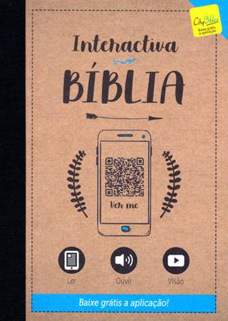 Bíblia Interactiva Ler Ouvir Visão - O Livro (Brossura)