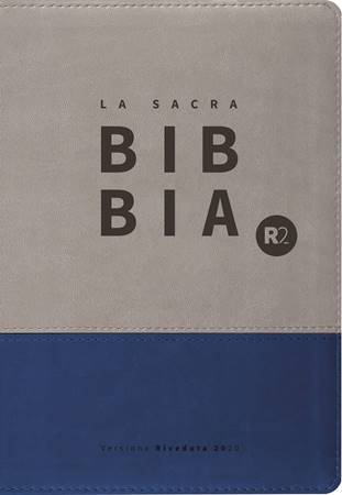 Bibbia a Caratteri Grandi R2 - Similpelle Blu/Grigio