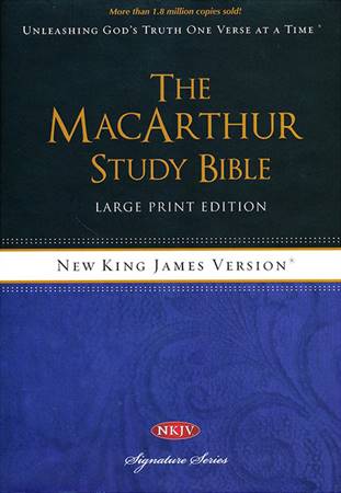 NKJV MacArthur Study Bible Large Print Edition