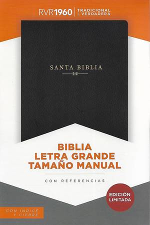 RVR60 Biblia Letra Grande Negro