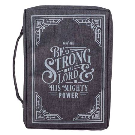 Copribibbia Be Strong in the Lord Gray Medio