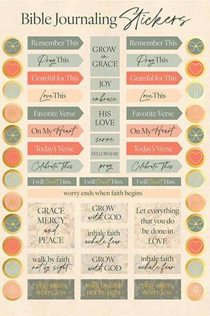 Adesivi per il Bible journaling