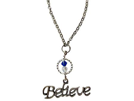 Collana Believe cristallo azzurro Cerchio