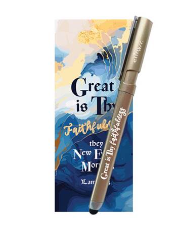 Penna + segnalibro Great is thy faithfulness