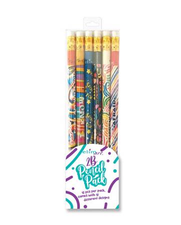Pacco da 12 matite con disegni assortiti