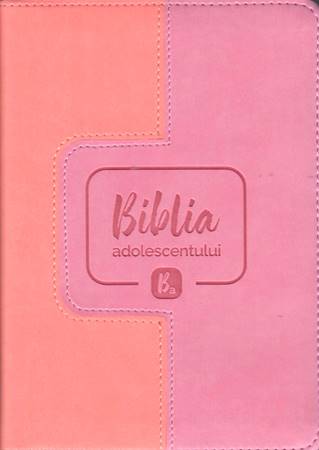 Bibbia in rumeno per giovani bicolore rosa - 18280