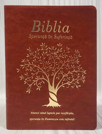 Bibbia in rumeno Speranza nella sofferenza Marrone - 20701