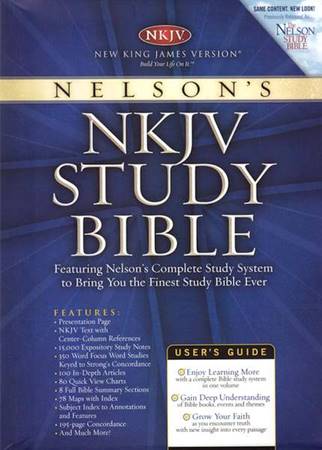 NKJV Nelson's Study Bible - Featuring Nelson's complete study system