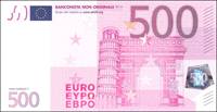 500 euro - Confezione da 100 opuscoli (Volantino)