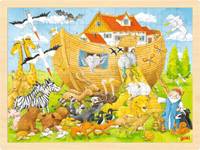 A1431 - Puzzle Arca di Noè in legno (Scatola)