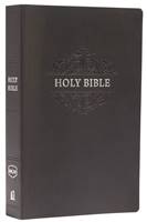 NKJV Holy Bible Black - Comfort Print Soft Touch Edition (Plastificata flessibile)