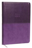 KJV Value Thinline Bible Purple, Large Print, Red Letter Edition (Similpelle)