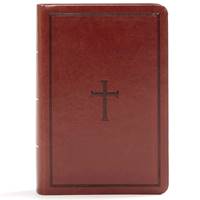 KJV Large Print Compact Reference Bible - Brown (Similpelle)