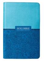 KJV Giant Print Bible Two-tone Blue (Similpelle)