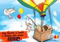 Calendario da colorare per bambini 2023 (Spillato)