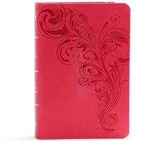 KJV Large Print Compact Reference Bible Pink (Similpelle)