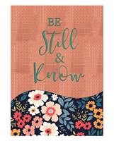 Quaderno Be still and know (Similpelle)