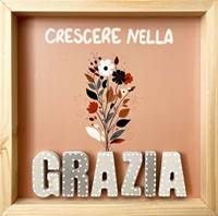 Quadro in legno naturale Crescere nella grazia