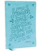 NKJV Thinline Bible Teal Red Letter Indexed (Similpelle)