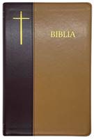 Bibbia in rumeno bicolore marrone Cornilescu - 21172 (Similpelle)