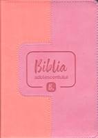 Bibbia in rumeno per giovani bicolore rosa - 18280 (Similpelle)