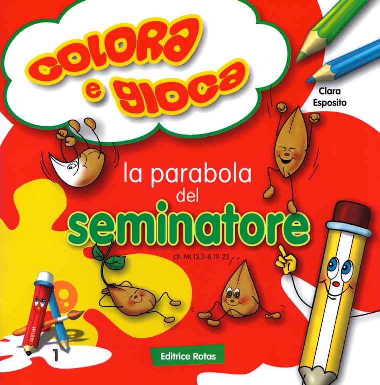 La parabola del Seminatore - Libro da colorare con giochi