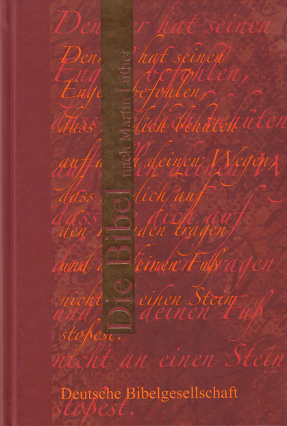 Bibbia in Tedesco Colore Rosso