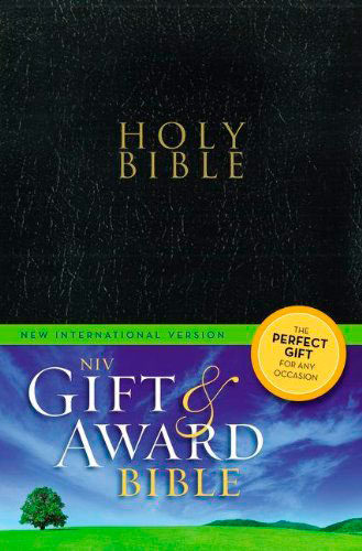 NIV Gift & Award Holy Bible Color Black