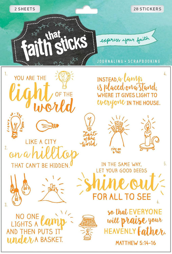 Adesivi Matthew 5:14-16
