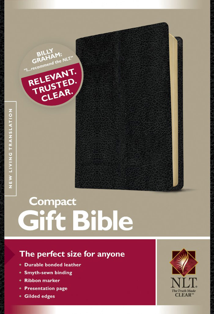NLT Compact Bible Black