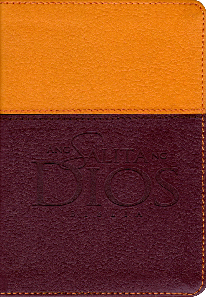 Bibbia in Tagalog TIA ASD Tutone Arancione/Marrone