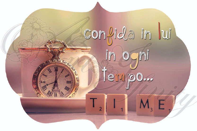 Quadro "Time" - Sagomato (SGM023)