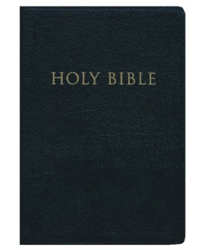 KJV Reference Bible Black, Giant Print, Red Letter Edition