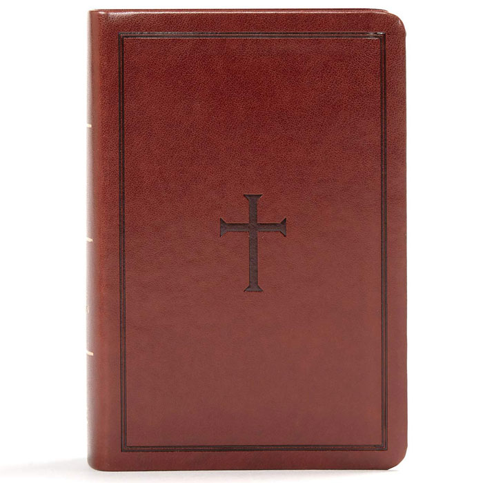 KJV Large Print Compact Reference Bible - Brown