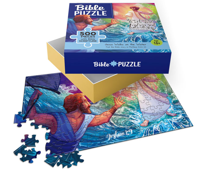 Puzzle Jesus walks on the water 500 pezzi