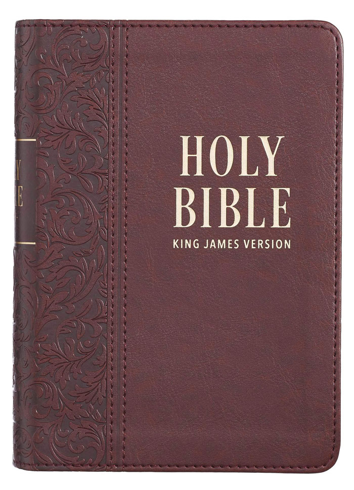 KJV Large Print Compact Bible Brown