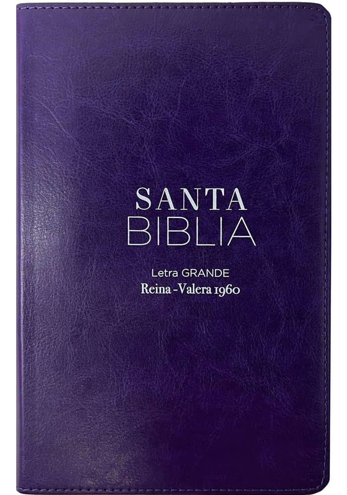 RVR60 Biblia Letra Grande Tamaño Manual Lila